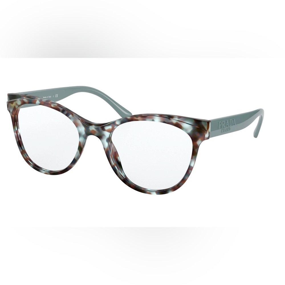 PradaVPR 04W Women's Blue and Tortoiseshell Glasses, Case Included